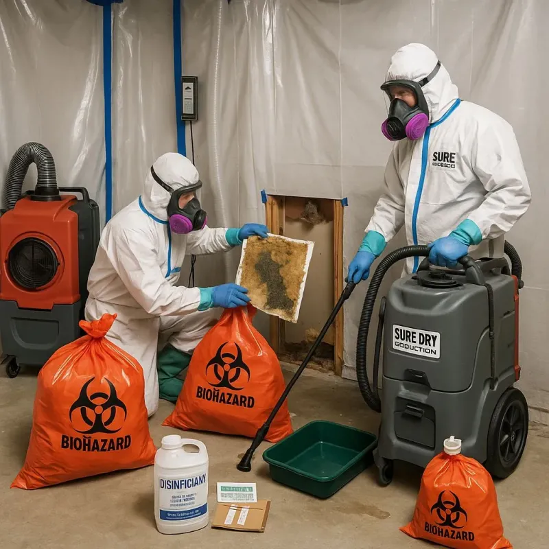 Contaminated Water Handling Protocols process in Maria Antonia, PR