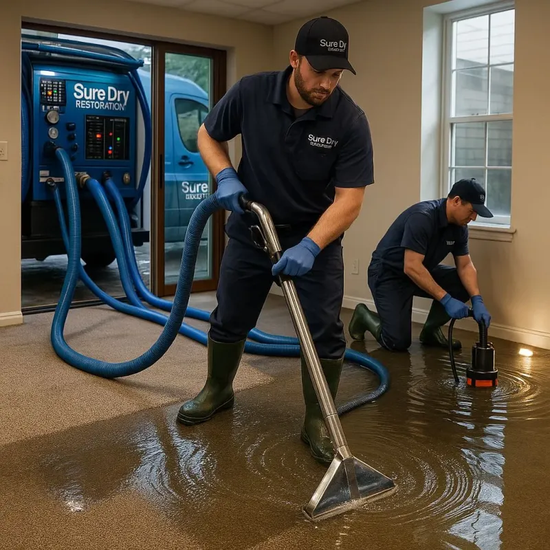 Water Extraction and Removal process in Maria Antonia, PR
